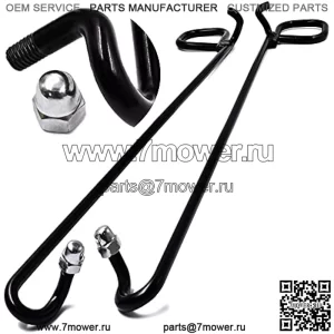 Модернизация OEM-комплекта стопорной колпачковой гайки - VGA12138 VGA12139 Комплект защелок кузова заднего борта слева/справа подходит для серии John Deere Gator