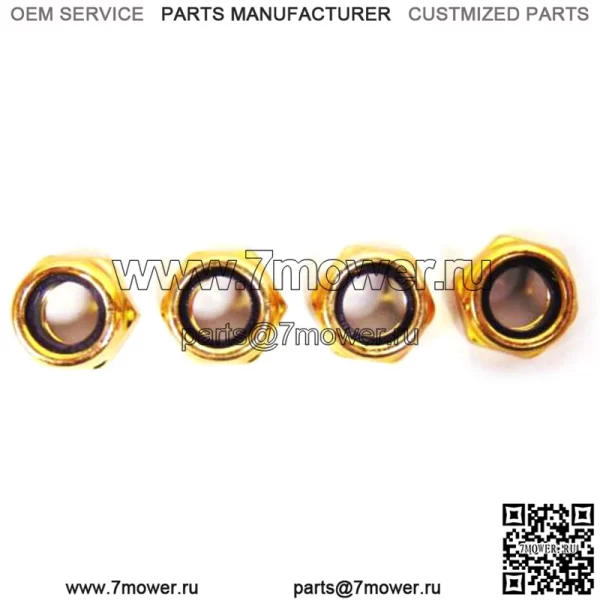 Тонкие нейлоновые стопорные гайки OEM для снегоходов, 1 комплект из 4 шт.) 8041-486 - Image 2