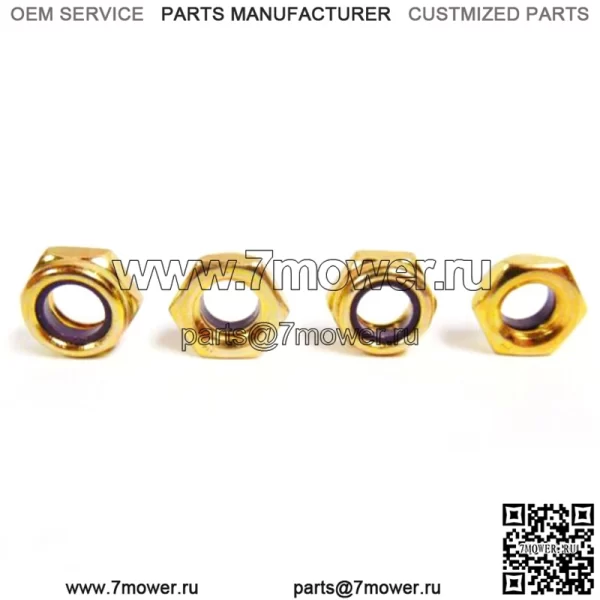 Тонкие нейлоновые стопорные гайки OEM для снегоходов, 1 комплект из 4 шт.) 8041-486 - Image 4