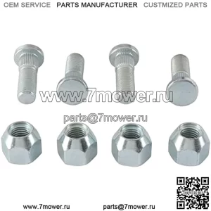 Комплект шпилек и гаек колеса 85-1065, совместимый/заменяющий для Suzuki LT-A 400 Eiger 2WD 2002-2007, LT-A 450 X King Quad 4WD 2007-2010, LT-A 500 F Quad Master 4WD 2000-2001