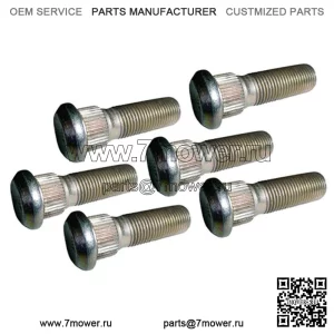 (6) Шпильки переднего колеса 453762R1 Подходит для Fordson Dexta C5NN1107F Подходит для Ford TW10 TW20
