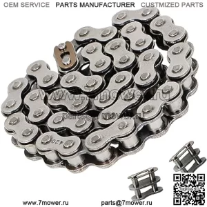 Мини-велосипедная цепь для Coleman CT200U BT200X CT200U-EX Mini Bike Baja Warrior MB165 MB200, передний промежуточный вал-#420, цепь-42 звена