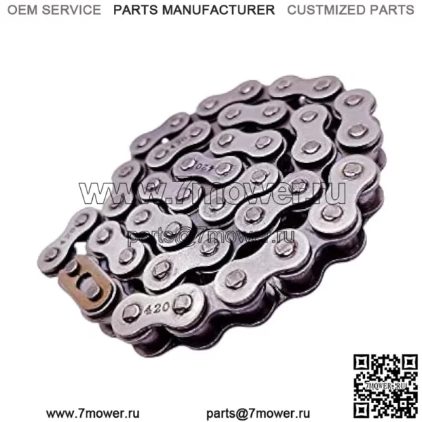 Цепь для мини-велосипеда Coleman Ct200u подходит для Mb200 Bt200x Baja Warrior 420, промежуточный вал (жесткий 420-42L) - Image 2