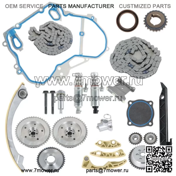 Комплект цепи ГРМ для GM Ecotec 2.2L 2.4L VCT Selenoid Actuator Gear Cover Gasket