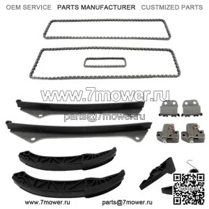 Для Hyundai Sonata Kia Sorento 3.3L 3.5L V6 Комплект цепи ГРМ 24V 24221-3C100