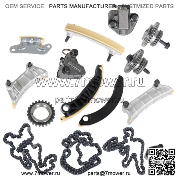 Для 07-15 3.6L 3.0L Cadillac Buick Chevy Saturn Pontiac DOHC комплект цепи ГРМ