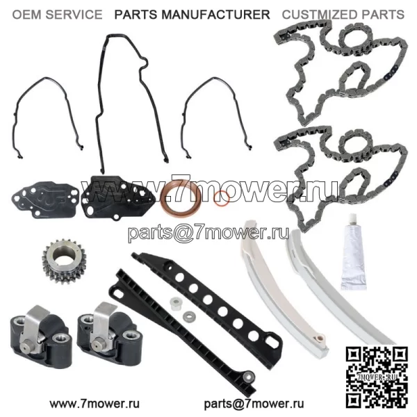 Комплект цепи ГРМ+прокладки крышки для 04-08 Ford F-150 F250 Lincoln 5.4L Triton 3V