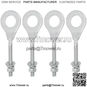 15 мм 0,59 "натяжитель задней цепи, регулятор оси для Coleman CT200u BT200x Baja Massimo MB200, мини-велосипед 50cc-125cc XR100R CRF50 CRF70F CRF110F XL70, китайский квадроцикл Taotao Peace Sunl, 4 шт.