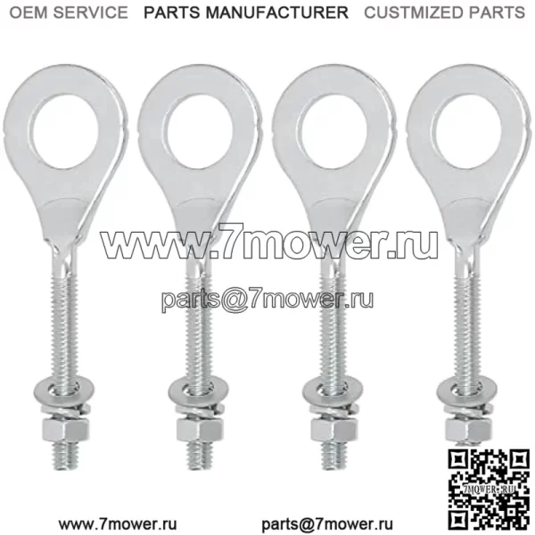 15 мм 0,59 "натяжитель задней цепи, регулятор оси для Coleman CT200u BT200x Baja Massimo MB200, мини-велосипед 50cc-125cc XR100R CRF50 CRF70F CRF110F XL70, китайский квадроцикл Taotao Peace Sunl, 4 шт.