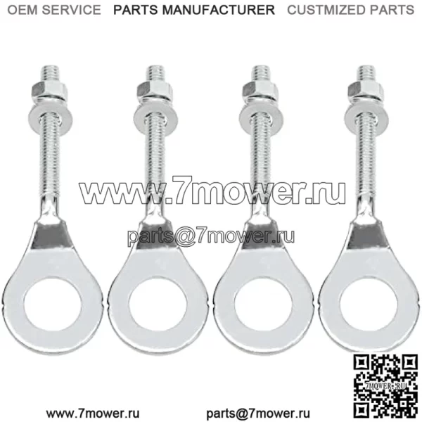 15 мм 0,59 "натяжитель задней цепи, регулятор оси для Coleman CT200u BT200x Baja Massimo MB200, мини-велосипед 50cc-125cc XR100R CRF50 CRF70F CRF110F XL70, китайский квадроцикл Taotao Peace Sunl, 4 шт. - Image 2
