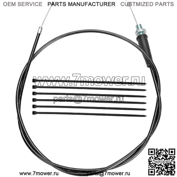 50-дюймовый трос дроссельной заслонки для Predator 196cc 212cc 6,5 л.с. Coleman CT200U CT200U-EX BT200X Baja Warrior MB200 79cc 97cc 2,5 л.с. CT100U CC100X DoodleBug DB30 Motovox MBX10 Monster Moto MM-B80 Мини-велосипед - Image 2