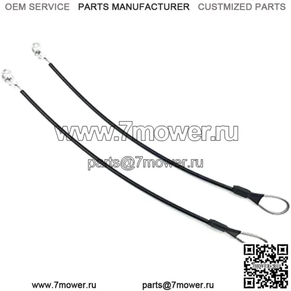 Сменный трос задней двери M159508 подходит для John Deere Gator HPX615E, HPX815E, M-Gator A1 (военный 6X4 Gator), TE Gator, TH 6x4 Gator (дизель), TH 6x4 Gator (газ), TX 4X2 Gator, TX 4X2 Gator (Turf).