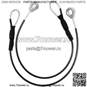 Кабели задней двери заменяют M159508, подходят для John Deere Gators M TE TH TX HPX615E HPX815E XUV625i XUV825i XUV825i S4 XUV835R XUM865E XUU865M XUV865R TX 4X2 TX Turf, 2 шт.