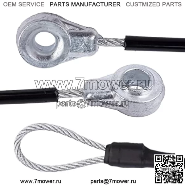 M159508 2 шт. кабель для оборудования задней двери, подходит для John Deere Gators M TE TH TX XUV TH TX HPX615E HPX815E XUV825E/M Кабели задней двери - Image 3