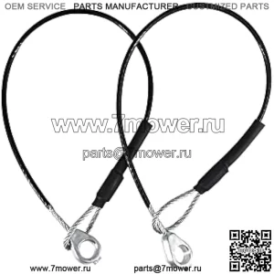 Кабель задней двери M159508, 2 шт., совместим с John Deere Gators M TE TH TX XUV TH 6x4 TX 4X2 HPX615E HPX815E XUV865R XUV825E XUV825M XUV835E XUV835M XUV835R XUV855E XUV865E XUV865M