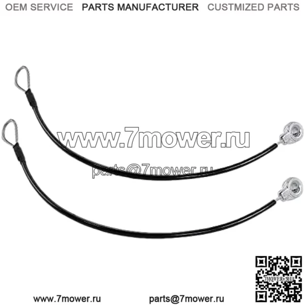 E-M159508-SET Трос задней двери (2 шт.) для John Deere Gator HPX615E, HPX815E, M-Gator A1 (Military 6X4 Gator), TE Gator, TH 6x4 Gator (дизель), TH 6x4 Gator (газ), TX 4X2 Gator, +++