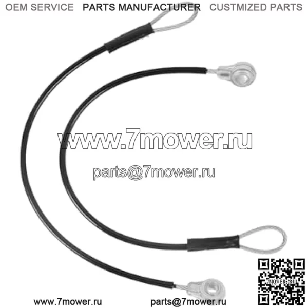 Кабель задней двери, 2 шт., M159508, совместимый с внедорожником John Deere Gator M TE TH TX XUV HPX615E XUV835E XUV855M XUV865R