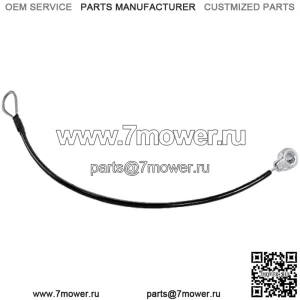 E-M159508 Трос задней двери для John Deere Gator HPX615E, HPX815E, M-Gator A1 (Military 6X4 Gator), TE Gator, TH 6x4 Gator (дизель), TH 6x4 Gator (газ), TX 4X2 Gator, TX 4X2 Gator (Turf) ,