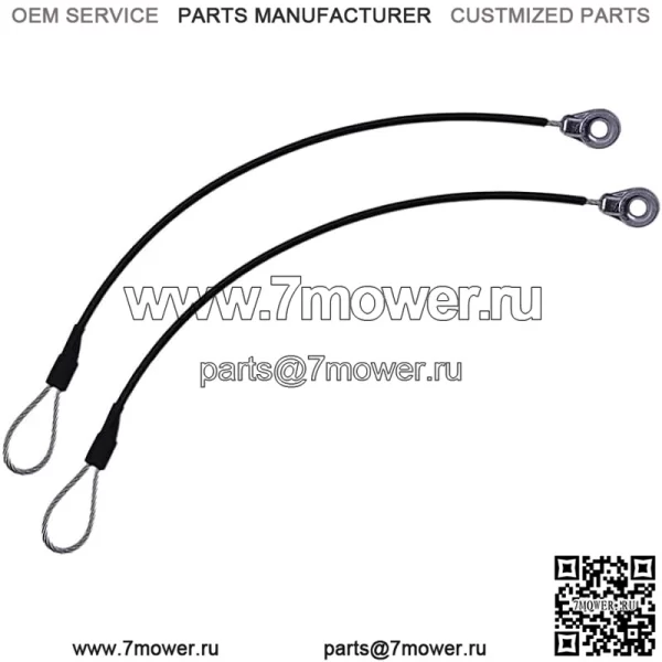 2 х кабеля задней двери M159508, совместимый с John Deere Gator XUV 625i XUV 825i HPX615E HPX815E - Image 3