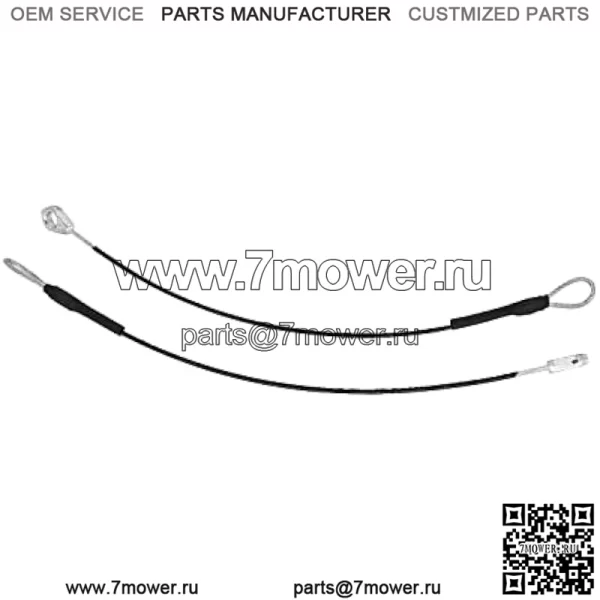 Кабель задней двери M159508, 2 шт., совместим с John Deere Gators M TE TH TX XUV HPX615E HPX815E XUV865R XUV825E XUV825M XUV835E XUV835M XUV835R XUV855E XUV865E XUV865M - Image 3