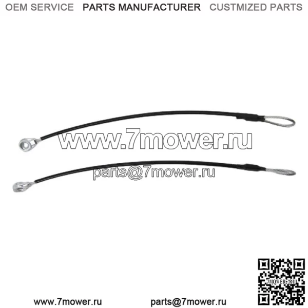 Пара тросов задней двери, подходит для E-M159508SET John Deere Gator HPX615E, HPX815E