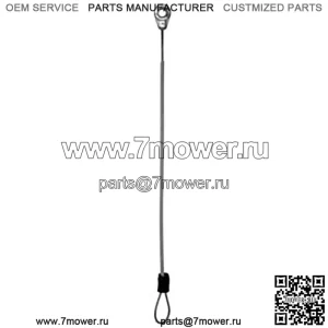 E-M159508 Трос заднего борта Подходит для John Deere Подходит для Gator HPX615E, HPX815E, XUV835M