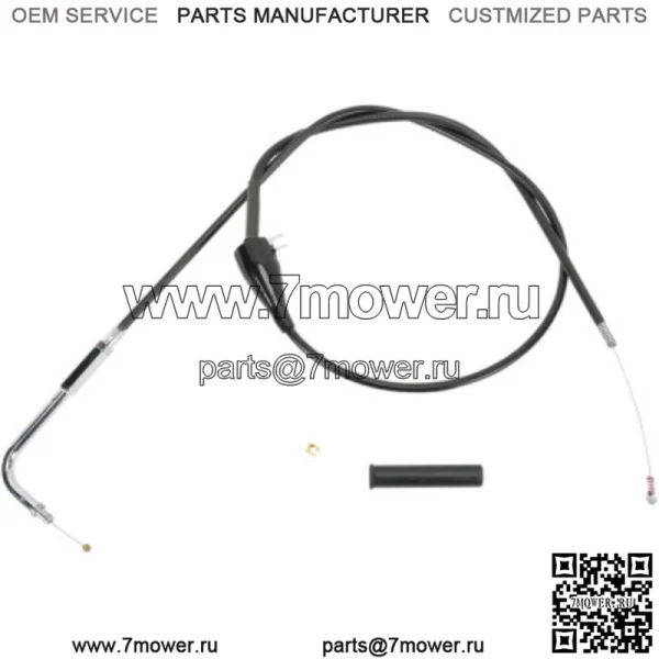 Черный виниловый холостой трос, стандартная длина 32 1/2 дюйма, OEM 56305-96 Harley Softail FXSTS (для: Harley-Davidson)