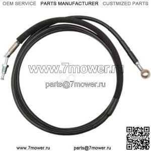 80 1/8" черный винил +10 удлиненный трос гидравлического сцепления Harley Touring 17+ FLTR (для: Harley-Davidson)