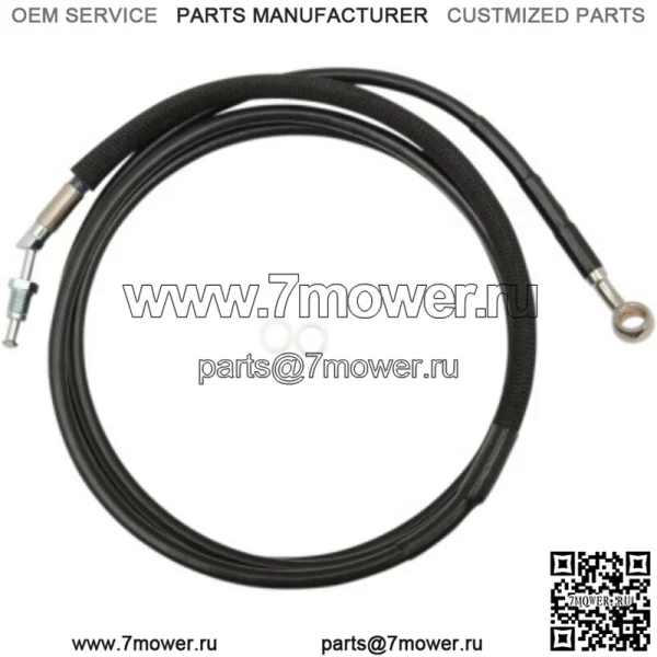 80 1/8" черный винил +10 удлиненный трос гидравлического сцепления Harley Touring 17+ FLTR (для: Harley-Davidson)
