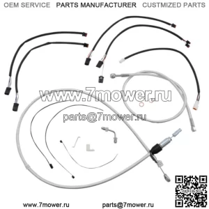 Комплект тросов управления рулем Magnum Chromite 15–17 дюймов Ape Hanger 18+ Harley Softail (для: Harley-Davidson)