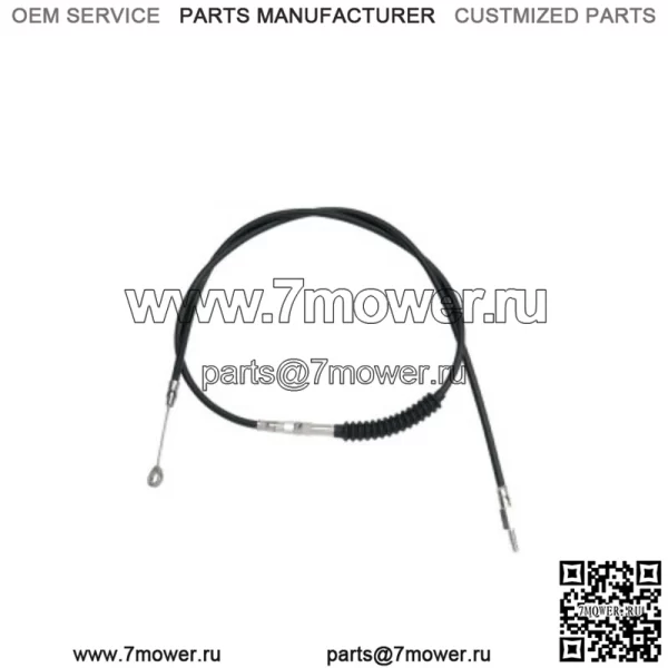 HE 66 11/16" Черный винил 4+ Трос сцепления увеличенной длины Harley Touring 08-16 (Для: Harley-Davidson)