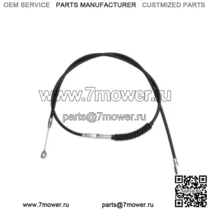 80-дюймовый черный виниловый удлиненный трос сцепления Harley Softail Dyna Touring 06-17 (для: Harley-Davidson)
