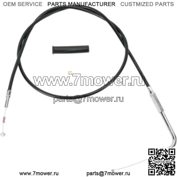 Черный виниловый холостой трос, стандартная длина 30 дюймов, OEM 56885-07 Harley Sportster XL 07-20 (для: Harley-Davidson)