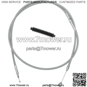 80 дюймов +12, нержавеющая сталь, 3 1/8 дюйма, трос сцепления 08-13 Harley Touring (для: Harley-Davidson)