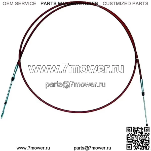 Трос рулевого управления совместим с Yamaha FZR, 1800cc, 2011-2015 WSM 002-051-13 OEM#F2C-61481-10-00