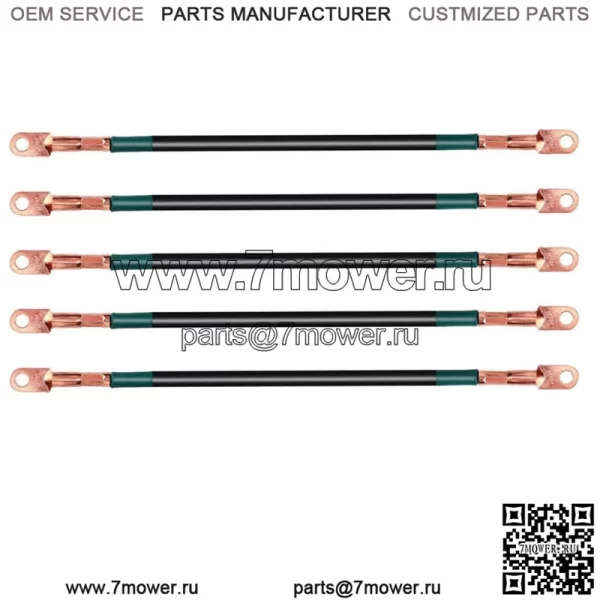 Кабели аккумуляторной батареи для гольф-мобиля, 4 калибра для Yamaha G2 G8 G9, Club Car DS, 36 В и 48 В