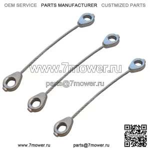 (3) Трос подъема платформы подходит для MTD, подходит для Cub Cadet RZT42 RZT50 746-0970 946-0970