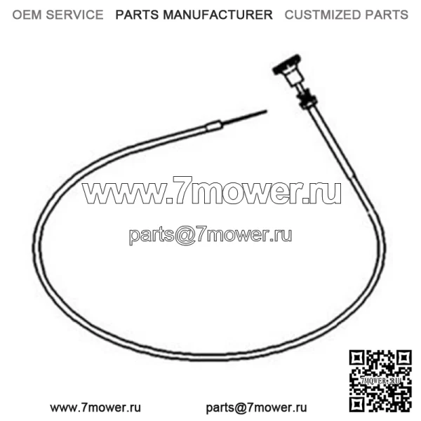 Трос дроссельной заслонки подходит для John Deere M 330 1010 320 40 AT12896 - Image 3