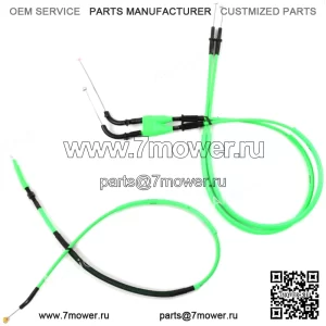 Подходит для Kawasaki Ninja ZX6R 2009-2016 2011 2012 2013 Тросы дроссельной заслонки Трос сцепления (Для: Kawasaki)