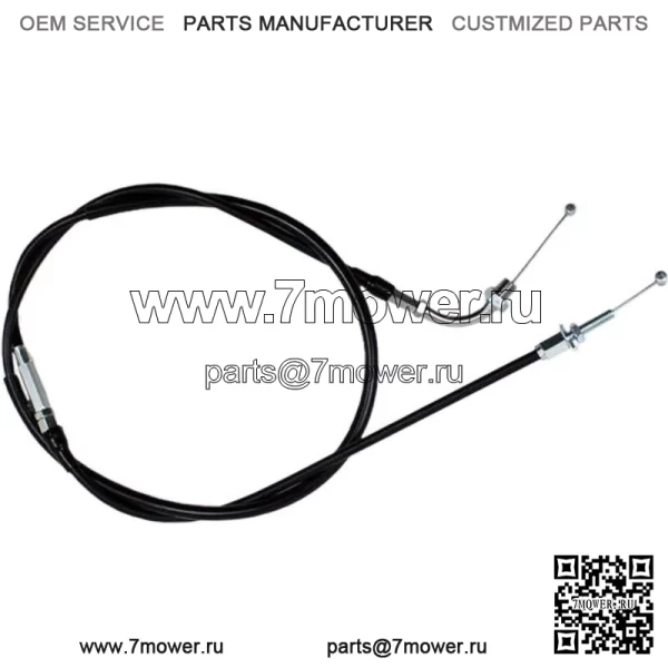 02-0032 — Черный виниловый трос дроссельной заслонки (для: Honda)
