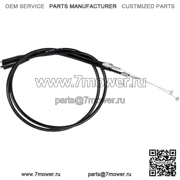 02-0486 — Комплект тросов дроссельной заслонки из черного винила (для: Honda)