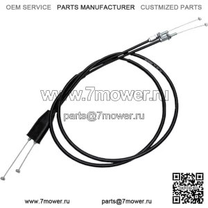 02-0584 — Комплект тросов дроссельной заслонки из черного винила (для: Honda)