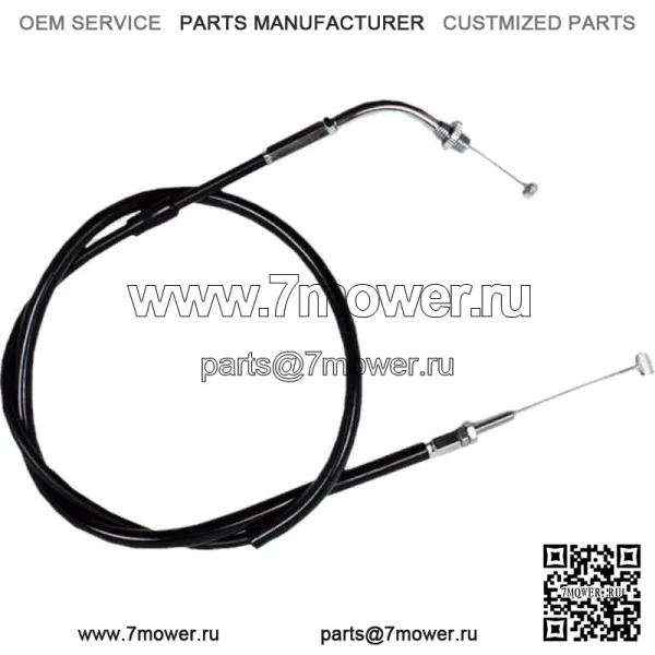 02-0022 — Черный виниловый трос дроссельной заслонки (для: Honda)