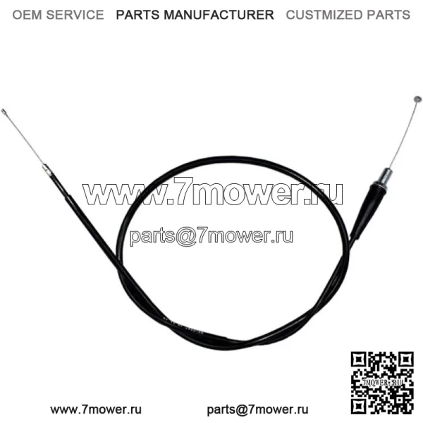 02-0247 - Черный виниловый трос дроссельной заслонки (+4 дюйма) (для: Suzuki)