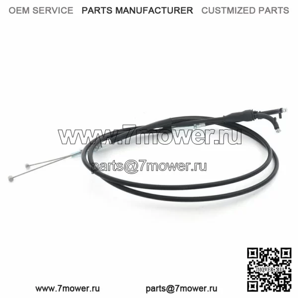Для Suzuki RMZ250 RMZ450 2007 Комплект троса дроссельной заслонки Pull Push из нержавеющей стали и ПВХ (для: Suzuki)