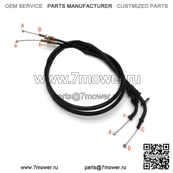 Для Suzuki Трос дроссельной заслонки GS500 GS500F 2001-2009 58300-01DA0 58300-01DB0 (Для: Suzuki) - Image 3