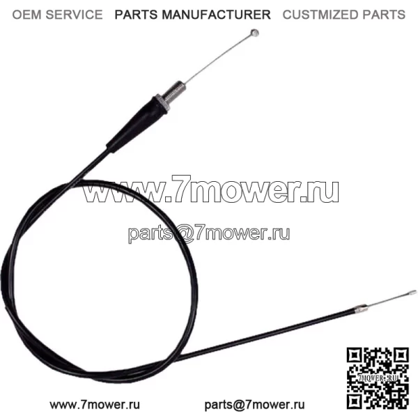02-0036 Черный виниловый трос дроссельной заслонки (для: Suzuki)