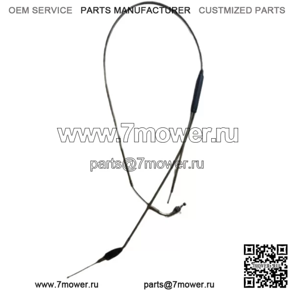 Suzuki 58300-16400 NOS серый трос дроссельной заслонки Ts250 1969-1970