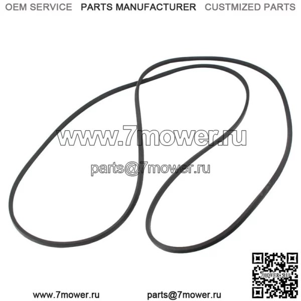 Плоский ремень подходит для John Deere L120 L130 145 D140 LA145 GX21833 GX20571 Черный мю - Image 4