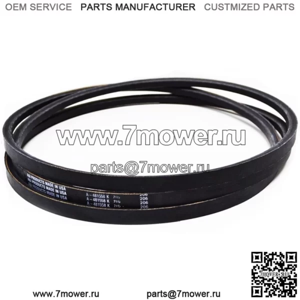 оригинальных ремня косилки Scag OEM 481558, привод режущей деки 61 дюйма, газонный тигр Tiger